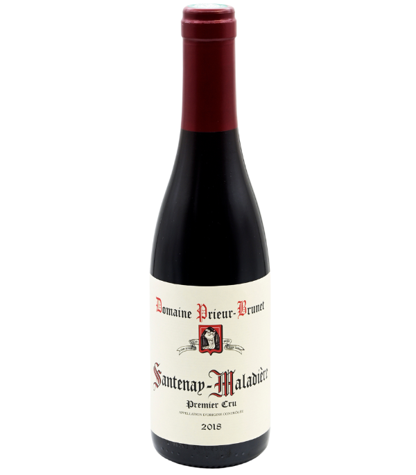 Santenay Premier Cru Rouge Maladière 2018 du Domaine Prieur-Brunet en demi-bouteille 37,5cl sur VINAdemi