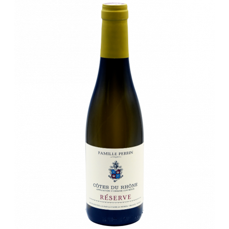 Côtes du Rhône Blanc Réserve 2021 Famille Perrin en demi-bouteille 37,5cl sur VINAdemi