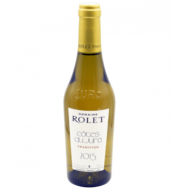 Côtes du Jura Blanc Tradition 2015 du Domaine Rolet Père et Fils en demi-bouteille 37,5cl sur VINAdemi