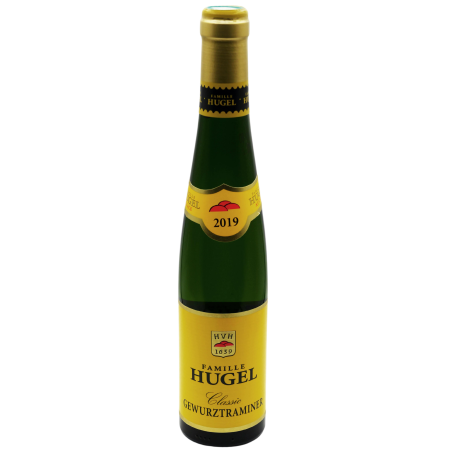 Gewurztraminer Classic 2019 produit par la Famille Hugel en demi-bouteille 37,5cl sur VINAdemi