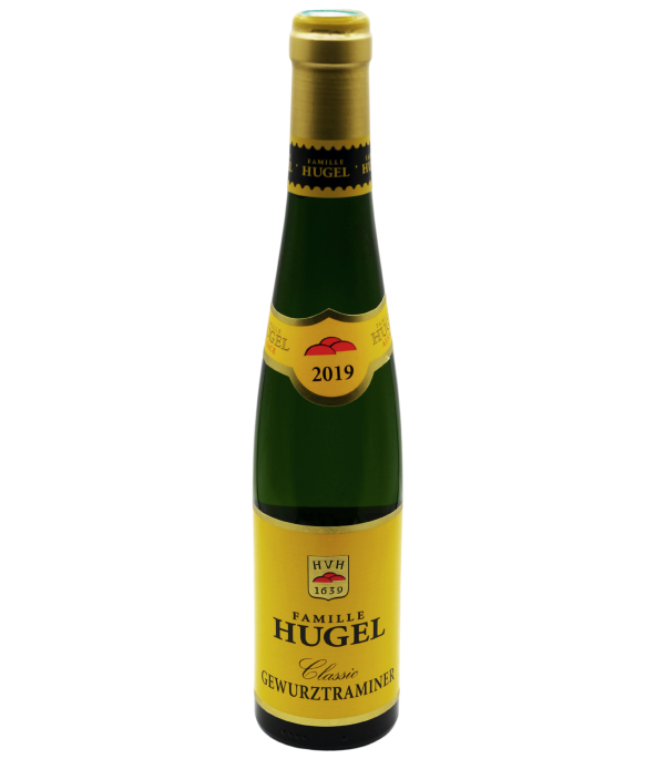 Gewurztraminer Classic 2019 produit par la Famille Hugel en demi-bouteille 37,5cl sur VINAdemi